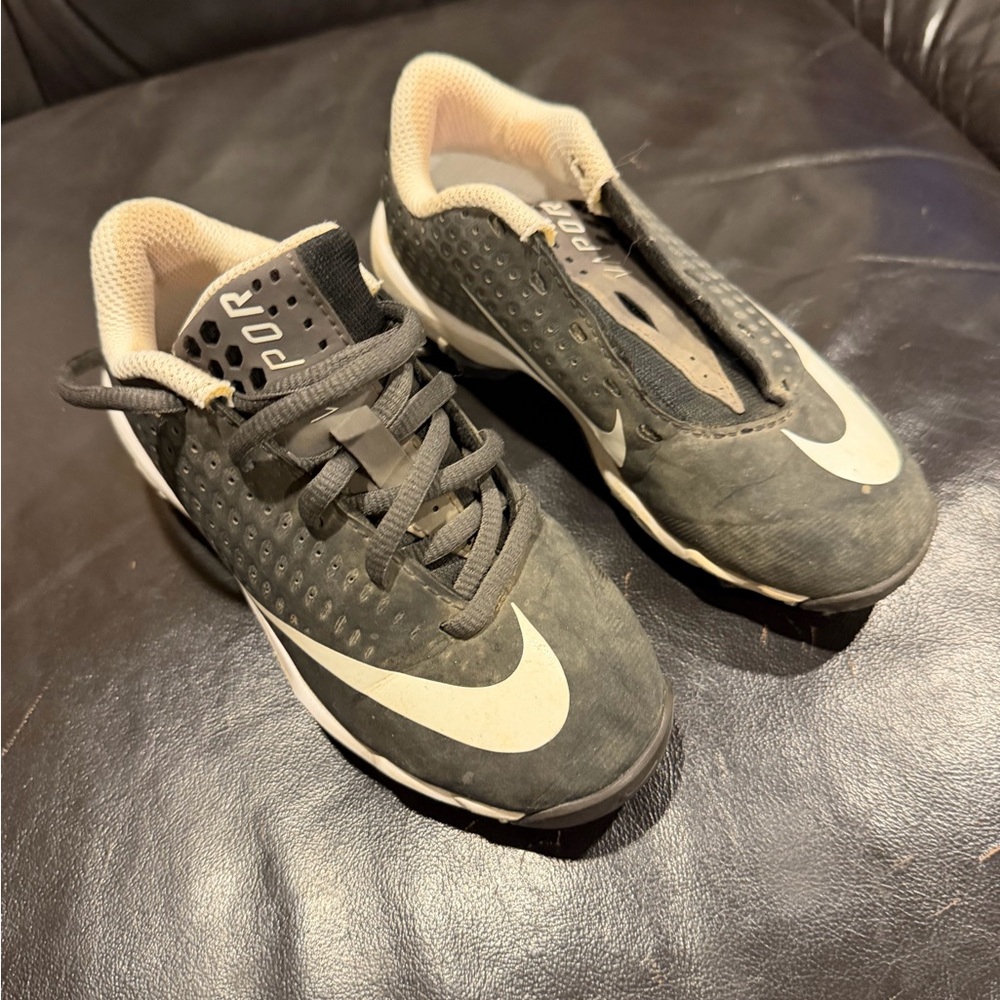 Nike Black and White softball cleats